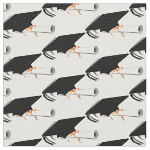 Tecido Boné de formatura Com Diploma