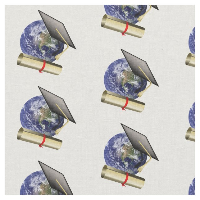 Tecido Boné/Diploma de Formando de classe mundial (Detalhe)