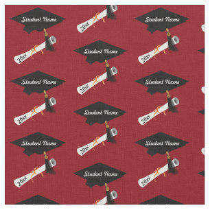 Tecido Boné e Diploma de Formando Personalizado