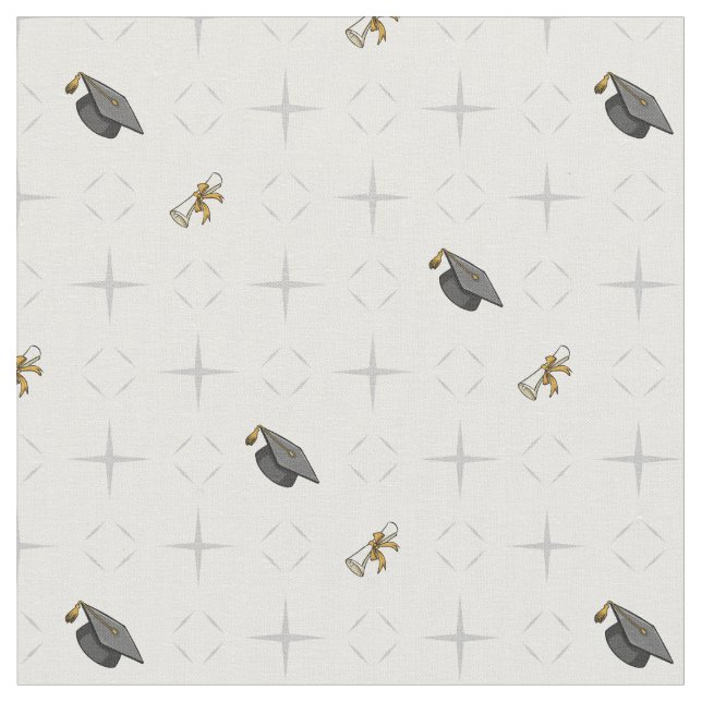 Tecido Bonés de formatura de Cinzas leves e padrão de dip (Detalhe)