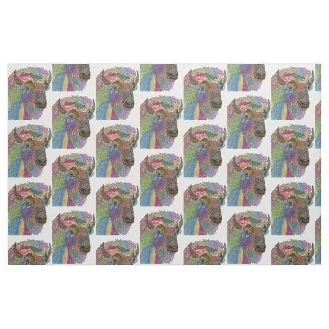 Tecido Bonita Bison Americana de Buffalo (Fat Quarter)