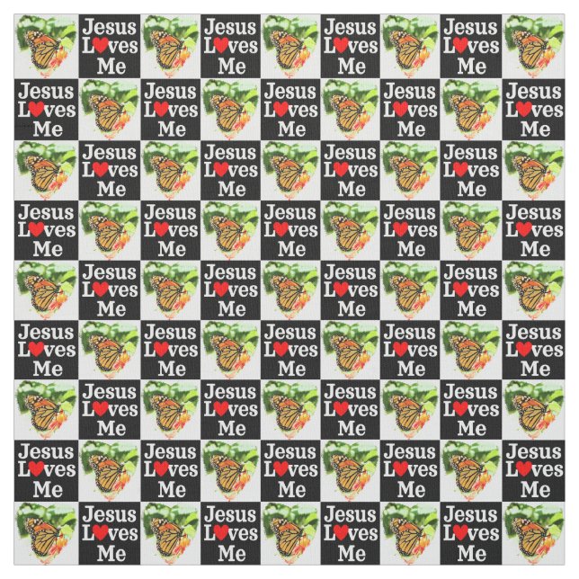 TECIDO BONITA BOLSA JESUS ME AMA CRISTÃO (Modelo)