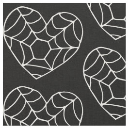 Tecido bonitinha de teia de aranha do coração de hallowee