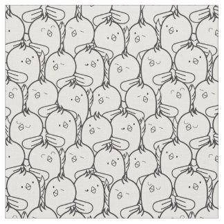 Tecido bonito 1 das galinhas dos desenhos animados