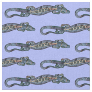 Tecido Bonito BALI LIZARD Design azul + suas ideias