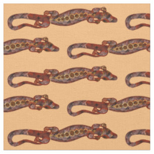 Tecido Bonito BALI LIZARD Design vermelho + suas ideias