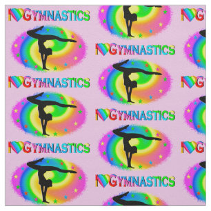 TECIDO BONITO COORDENANTE EU AMO GINÁSTICA DESIGN