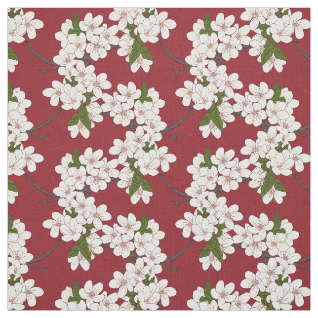 Tecido bonito do impressão da flor do Dogwood do (Modelo)
