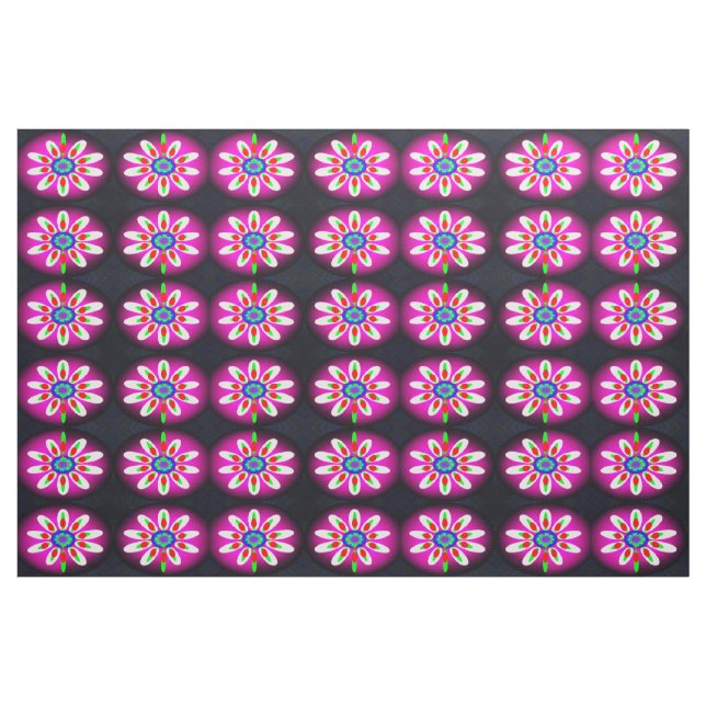 Tecido Bonito flor digital moda (Fat Quarter)