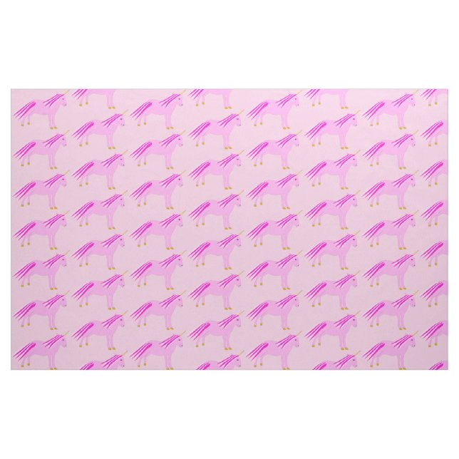 Tecido Bonito menina rosa Unicórnio (Fat Quarter)