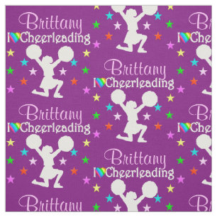 TECIDO bonito PERSONALIZADO DE CHEERLEADING