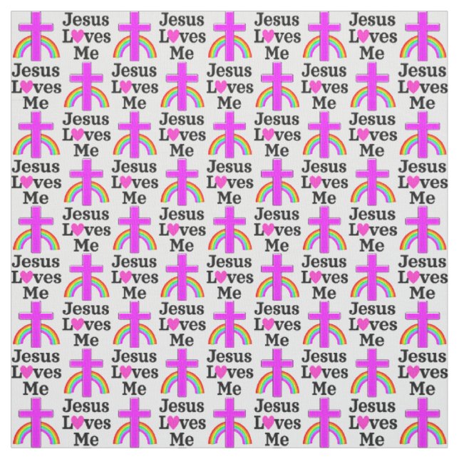 TECIDO BONITO PINK INSPIRANDO JESUS ME AMA (Modelo)