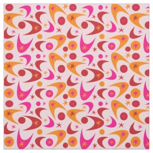 Tecido Boomerangs Retro