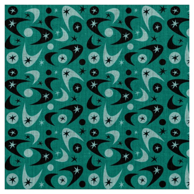 Tecido Boomerangs Retro (Modelo)