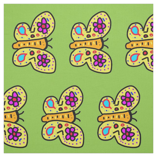 Tecido borboleta (Modelo)