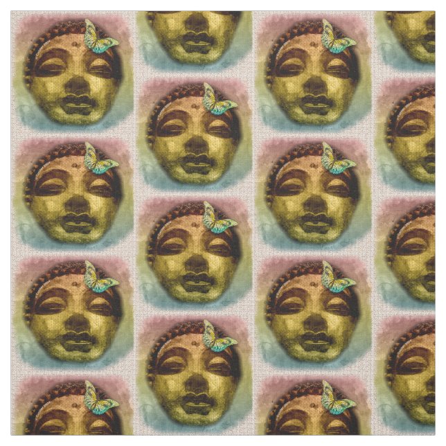 Tecido Borboleta Buda (Amostra)