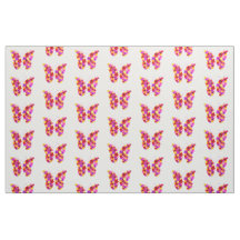 Borboleta Floral Botânica Colorida