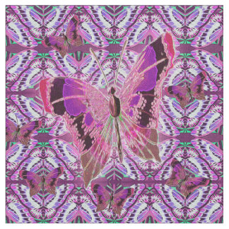 Tecido Borboleta lunática