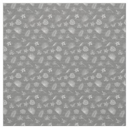 Tecido Borboleta Natural de Prata Tropical de Luxo Modern