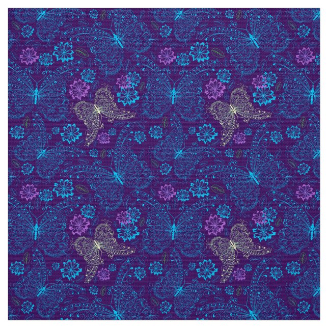 Tecido Borboletas (Modelo)