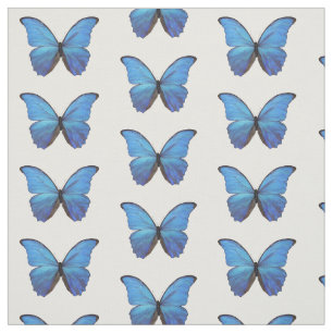 Tecido - Borboletas Azuis Morpho
