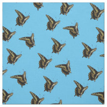 Tecido - Borboletas do Swallowtail