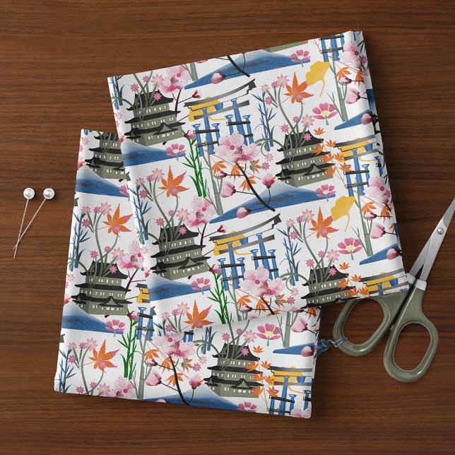 Tecido Botânica do Japão (Criador carregado)