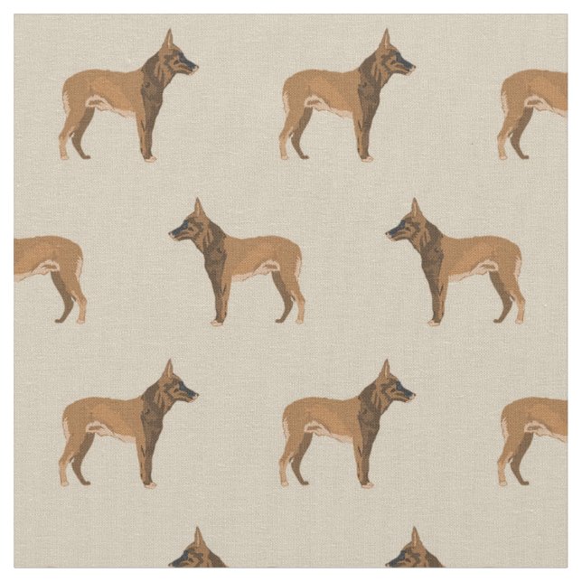 Tecido Bran belga Malinois (Detalhe)