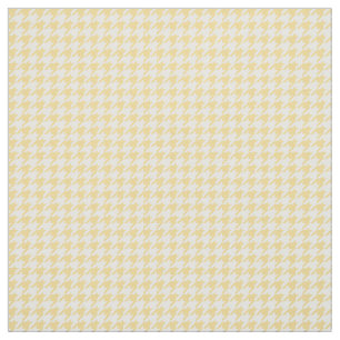 Tecido branco amarelo do teste padrão de