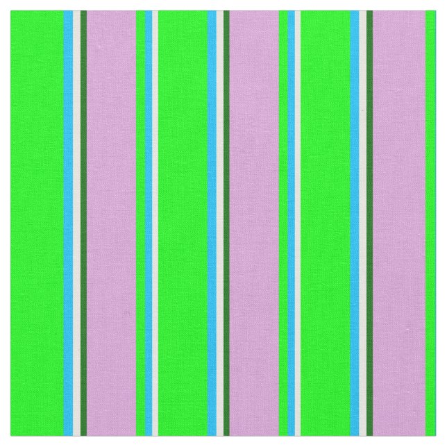 Tecido Branco, Azul Profundo, Limão, Plum e Verde Escuro (Detalhe)