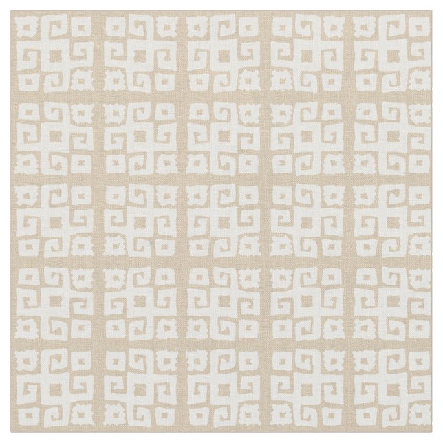 Tecido branco, com padrão quadrado, com chave geom (Detalhe)