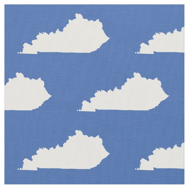 Tecido Branco do teste padrão do estado de Kentucky no (Detalhe)