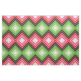 Tecido Branco Rosa Vermelho E Verde