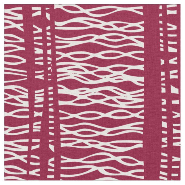 Tecido Branco tribal do weave para fora em linhas (Detalhe)