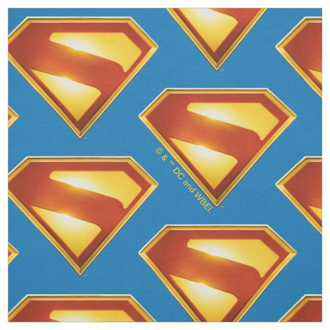 Tecido Brilhante da blindagem S do Ouro Superman (Modelo)