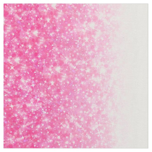 Tecido Brilho cor-de-rosa Sparkly Ombre das meninas (Detalhe)