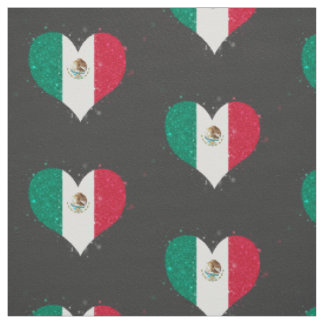 Tecido Brilho da bandeira de México original