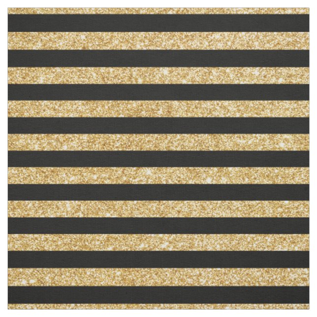 Tecido Brilho Dourado elegante e teste padrão preto da (Modelo)
