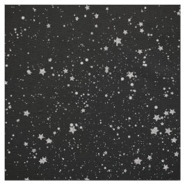 Tecido Brilho Stars2 - Preto de prata