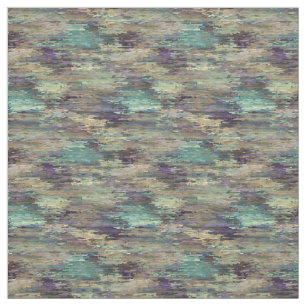 Tecido Brincadeira Violeta Roxo Taupe Tiras Teais Arte