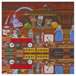 Tecido Brinquedos no sótão