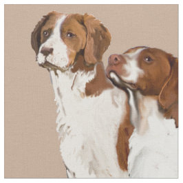 tecido Brittany Spaniel