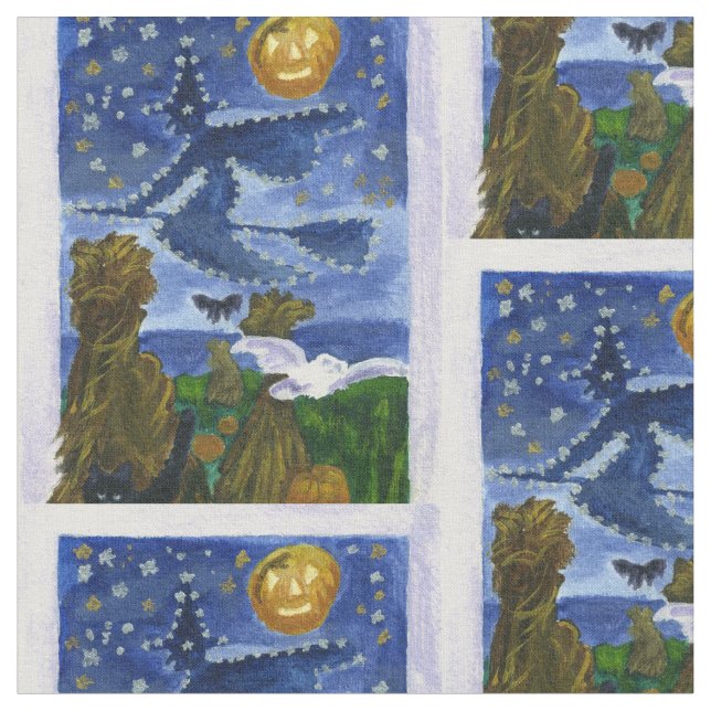 Tecido Bruxa do Dia das Bruxas (Detalhe)