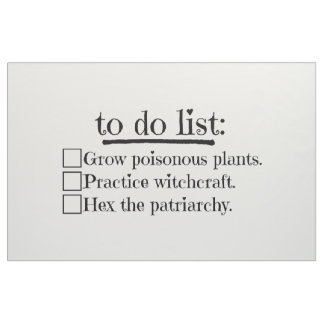 Tecido Bruxa feminista para fazer a bandeira do sinal da