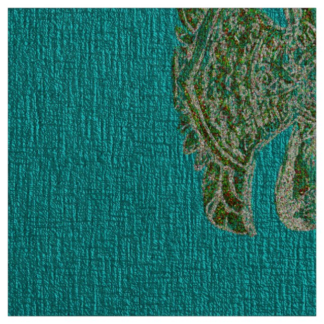 Tecido buddha em azul (Modelo)