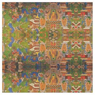 Tecido Budismo budista de Buddha que abençoa o Bohemian