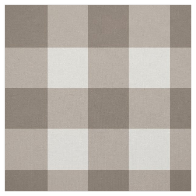 Tecido Buffalo Check Beige Cream Ivory Gingham (Modelo)