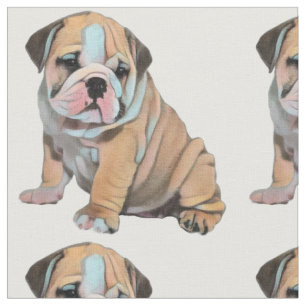 Tecido Buldogue Inglês