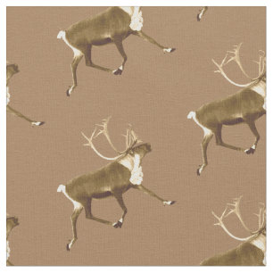 Tecido Bull desde o Caribe - Sepia