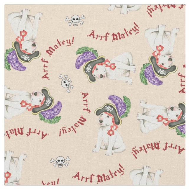Tecido Bull Terrier Pirate (Detalhe)